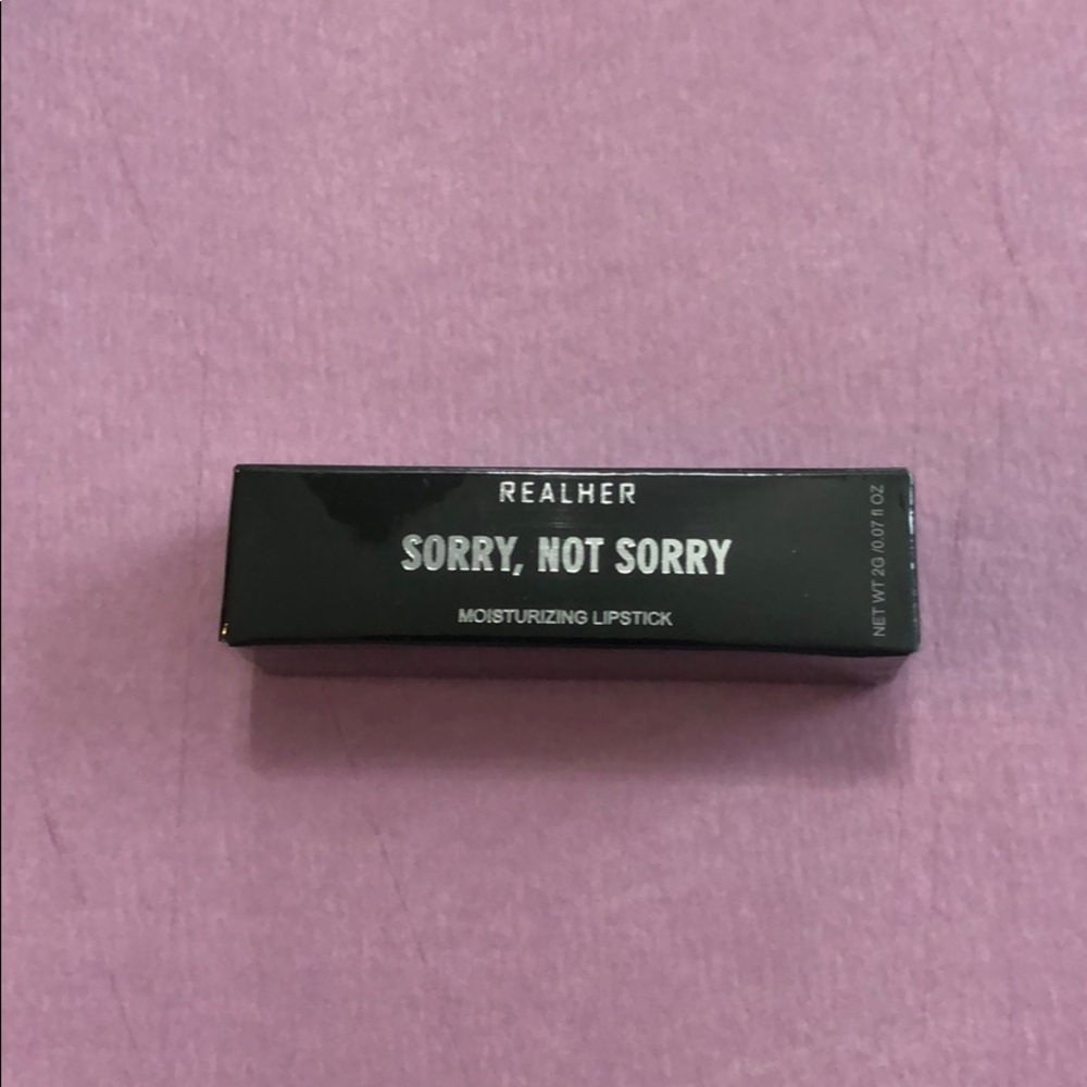 REALHER sorry, not sorry lipstick